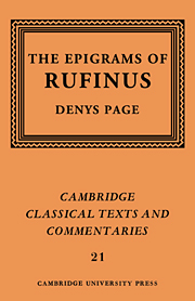 The Epigrams of Rufinus